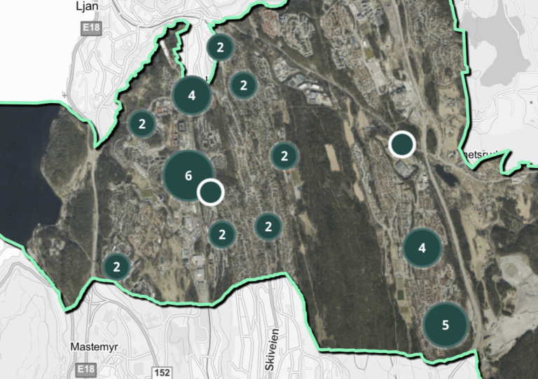 Trafikktiltak i området vårt i 2025